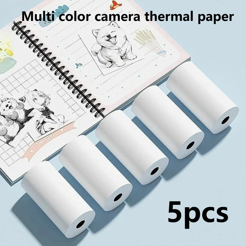 Photo Printer - 5 rolek termicznych naklejek samoprzylepnych papier