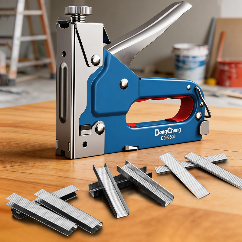 Stapler Heavy Duty - Pistolet do gwoździ 3-w-1 ze stali