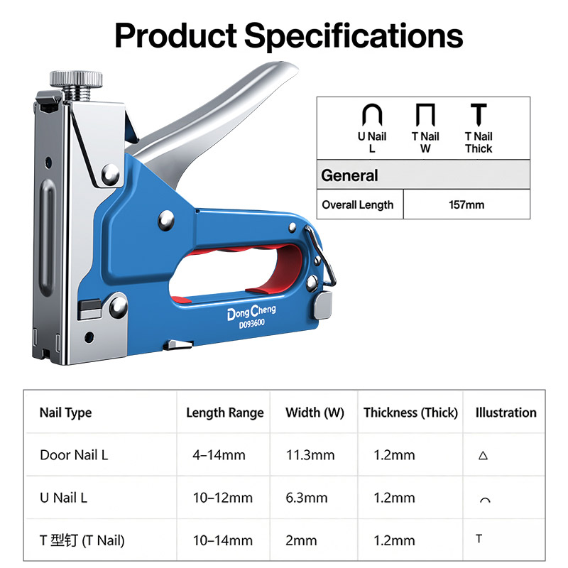 Pistolet do gwoździ 3-w-1 ze s – Stapler Heavy Duty recenzja i cena